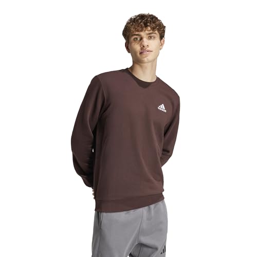Image of adidas Mens Cotton M Feelcozy Swt Crew Neck Sweatshirt