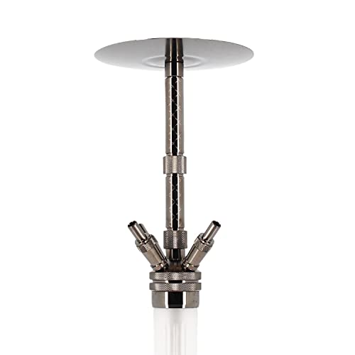 WD Hookah Shisha Set Komplettset aus Edelstahl F61S-32 Wasserpfeife Edelstahlshisha Hookah inkl. Zubehör Shisha Schlauch… – Bild 6