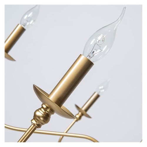 Lustre moderne grand espace éclairage 8 têtes pour séjour sombre - 6