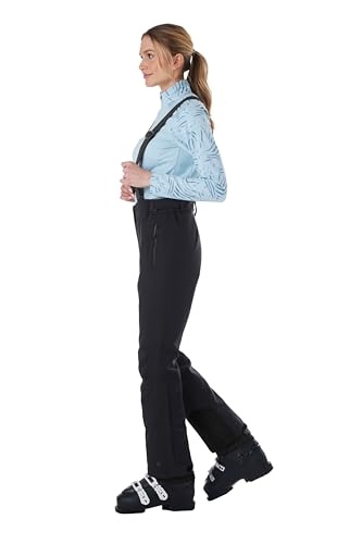 killtec Damen Funktionshose/Skihose mit abnehmbaren Trägern KSW 249 WMN SKI PNTS, schwarz, 44, 37559-000