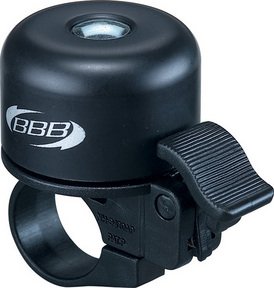 BBB Loud and Clear Bell With Standard Clamp, Black