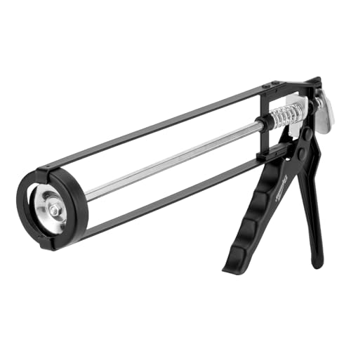 PISTOLA PARA SILICONE, PARA TUBOS DE ATÉ 310 ML, METÁLICO//SPARTA