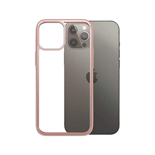 Panzerglass Apple iPhone 12 Pro Max Rose Gold Rose Gold Cadre Anti-Bactérial Rose Gold Cadre (Honeycomb)
