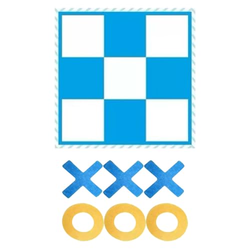 Morpion Geant, Jeu De Lancer De Morpion – Jeu De Pelouse en Tissu Oxford, Géant Et Résistant Aux Intempéries | Conception De Transport Facile, Jeu De...