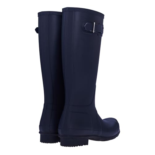 HUNTER Herren Gummistiefel Navy/weiß/schwarz/rot 45,5