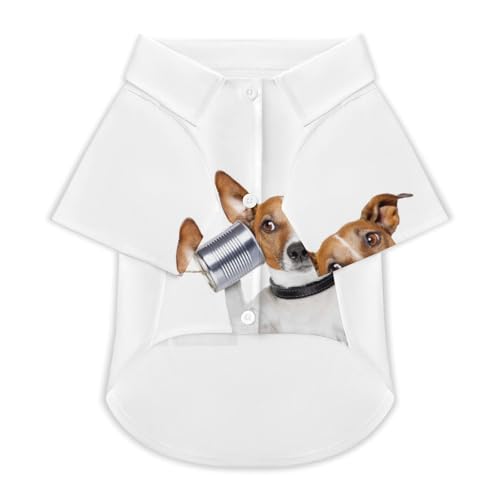 犬服 かわいい ジャックラッセル テリア 犬柄 ペット服 猫服 夏用 アロハシャツ 柔らかい 可愛い おしゃれ 通気性 半袖 シャツ ドッグウェア 犬用服 ペットウェア 着せやすい 日焼け予防 抜け毛対策 お散歩 お出かけ ペット用品