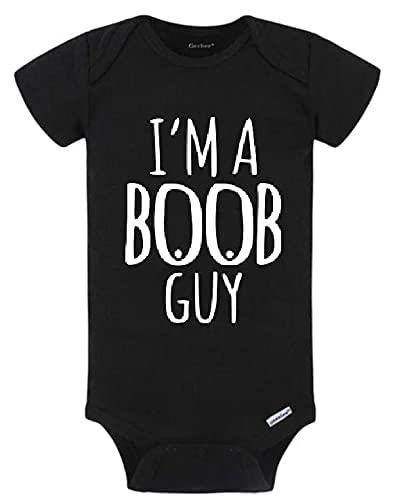 Image of Funny Baby Bodysuit - I'm a Boob Guy (0-3 Months)
