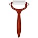 Cooks Tools Horizontal Peeler Color: Red
