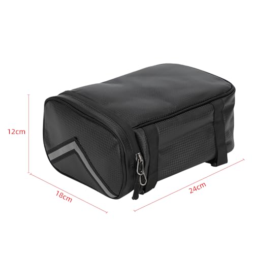 Alforja para manillar Runfarr S-20 negra compatible con motocicletas Surron Light Bee X, Light Bee S, X160, X260 y Talaria Sting miniatura 4