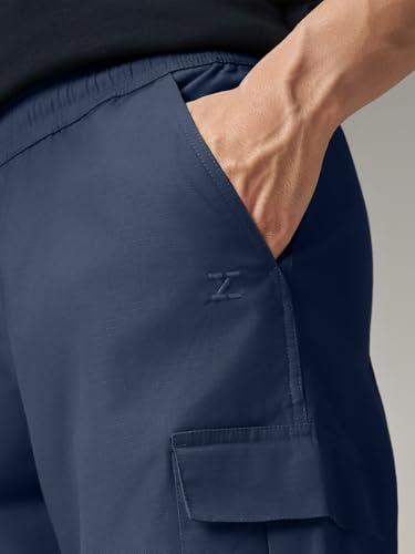 Image of XYXX Rove Ripstop Cargo | Solid Relaxed Fit | Wide Leg Cargo Pant for Men with 5 Pockets