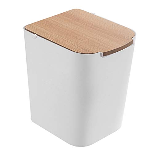 Caneca de basura para hogar cocina blanco