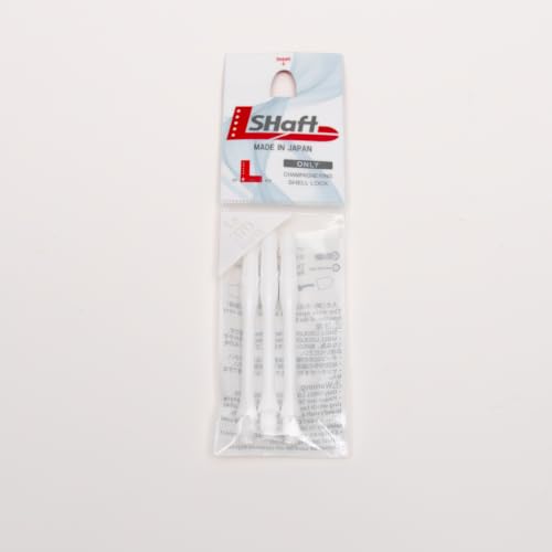 Image of L-style L-Shaft Locked Dart Shafts - Lightweight Nylon Shafts for Soft Tip & Steel Tip Darts - Set of 3