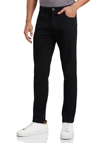 Amazon Brand - Symbol Men Stretchable Casual Pants | Scoop Pocket Chinos | Trousers (Slim Fit)