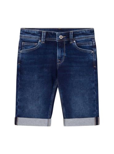 Pepe Jeans Slim Gymdigo Short Jr vaquero elástico infantil bermuda azul