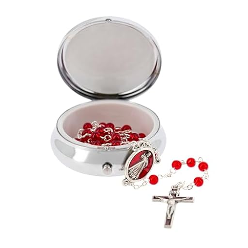 SHALOM - Portarosario de metal, esmaltado, con Jesús Misericordioso y Rosario de cristal a juego | Ya disponible en tu tienda friki favorita! En mundofriki.es! SHALOM - Portarosario de metal, esmaltado, con Jesús Misericordioso y Rosario de cristal a juego | Ya disponible en tu tienda friki favorita! En mundofriki.es!