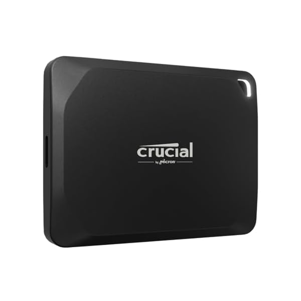 Crucial X10 Pro 4TB Portable SSD – Up to 2100MB/s Read, 2000MB/s Write – Water and dust Resistant, PC and Mac, with Mylio Photos+ Offer – USB 3.2 External Solid State Drive – CT4000X10PROSSD902