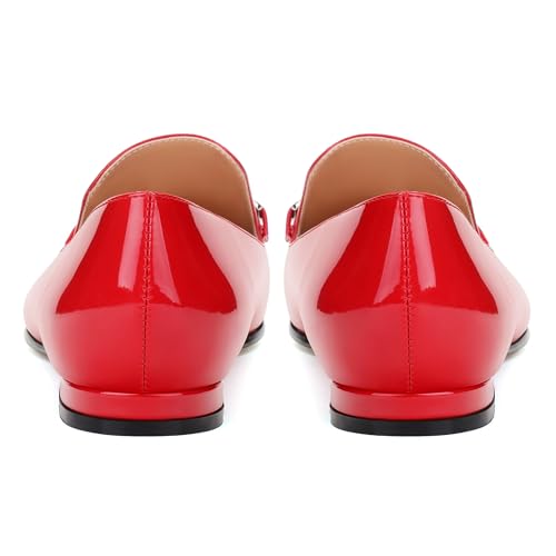 Image of Women's Loafers, Slip On Round Toe Comfortable Flats for Women Dressy and Work, Womens Business Casual Shoes