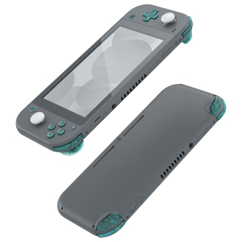Image of eXtremeRate Emerald Green Replacement ABXY Home Capture Plus Minus Keys Dpad L R ZL ZR Trigger for Nintendo Switch Lite, Full Set Buttons Repair Kits with Tools for Nintendo Switch Lite