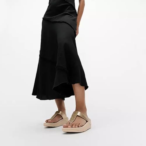Image of FitFlop Women's FINO Glitterdust Metallic Toe Post Flip Flop Sandal