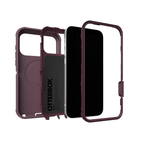Image of OtterBox iPhone 17 Pro Max Defender Pro Series Case - Purple Mystery - Tough, Rugged & Durable iPhone Case, Snaps on MagSafe