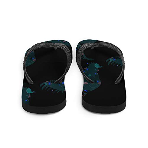 Rooster Bird Farm Animal (1342) Flip-Flops3