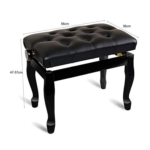 KOIAMVZW Tabouret de Piano en Simili Cuir réglable en Hauteur, Banc de Piano de Luxe en Bois, siège de Clavier rembourré Professionnel Solo, Bois Massif, avec Un Excellent Cuir Respirant - Les Beatles, Paul McCartney, John Lennon, RIngo Starr, George Harrison KOIAMVZW Tabouret de Piano en Simili Cuir réglable en Hauteur, Banc de Piano de Luxe en Bois, siège de Clavier rembourré Professionnel Solo, Bois Massif, avec Un Excellent Cuir Respirant – Image 6