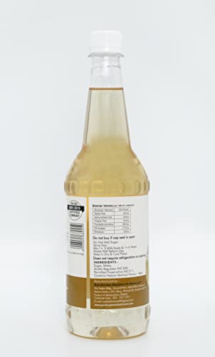 Image of RK Home Made Natural Syrup | White Rose Concentrated Syrup | Gluten-Free | 100% Vegan & Low Fat | Perfect Festive Beverage Base