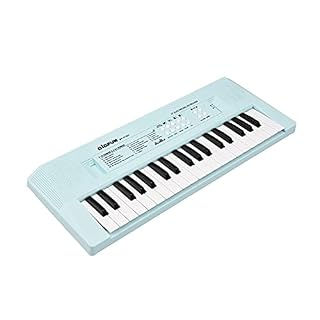 COMETX Piano électronique avec mini clavier Piano électronique avec mini clavier 37 touches Piano électronique Piano Bleu - Les Beatles, Paul McCartney, John Lennon, RIngo Starr, George Harrison