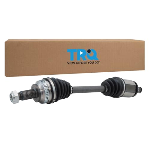 TRQ Front Left CV Axle Shaft Assembly Driver Side Compatible with 2006-2007 BMW 525xi 530xi 2008 BMW 528xi 535xi 2009-2010 BMW 528i xDrive 535i xDrive