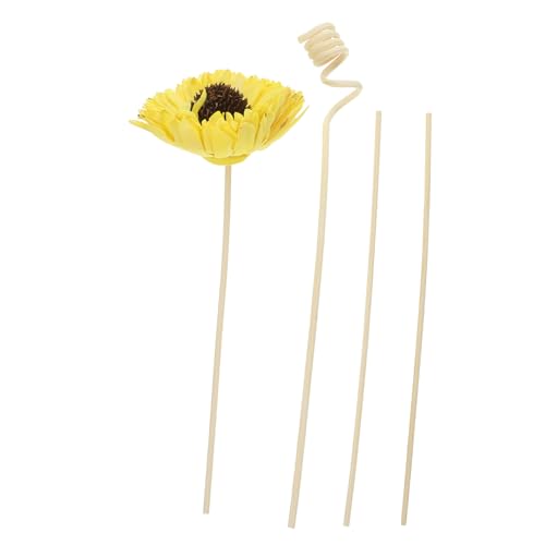 CLISPEED 1 Juego Palos De Aroma De Fuerza Pegatinas Artesanales para Scrapbook Extensor Protector De Herramientas Pendientes Antialérgicos Vara Repicar Rotura Flores Secas Yellow