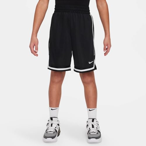 Nike Dri-FIT DNA Big Kids' (Boys') Basketball Shorts (Black/White, FJ6802-010)2