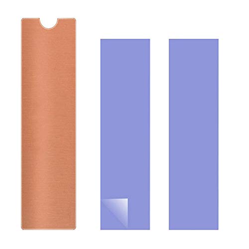 Disipador de calor M.2 de cobre, M2 NVMe para laptop, disipador