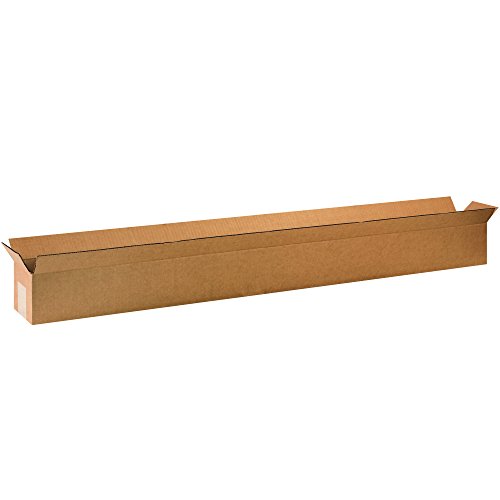 Image of Box USA Shipping Boxes 48 inchL x 4 inchW x 4 inchH 25-Pack Long Corrugated Boxes for Moving, Shipping, Mailing, Packing, Packaging and Storage