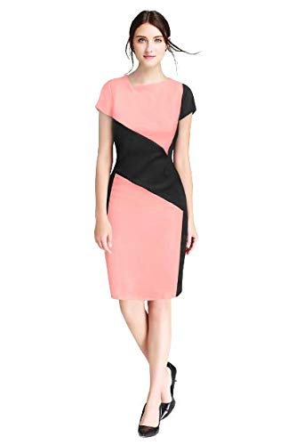 modest rose gold dress