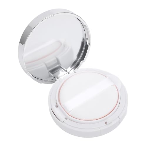 TIKATARER Récipient en Poudre, Récipient de Maquillage Vide avec Miroir Pouffle à Bouffée Rempillable Couvercle scellé Maquilleur Conteneur en Poudre Coussin de Teint Vide Coussin Boîte de Pouth