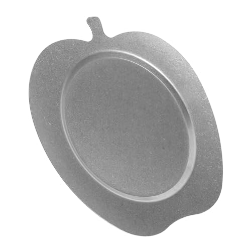 Mikinona Stainless Steel Dinner Plate Set Vintage Style Serving Trays for Pasta Steak Desserts Bbq Elegant for Hosting