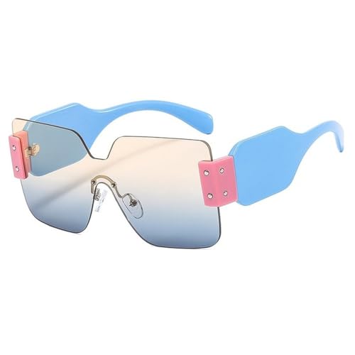 Lunettes de soleil sans monture haut de gamme avec verres solaires UV400