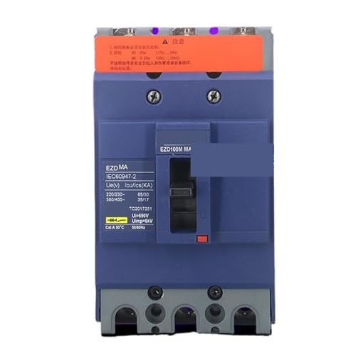 Disyuntor de caja moldeada EZD100M 3P 30A e interruptor automático magnetotérmico para motor