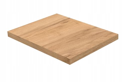Laclar Küchenarbeitsplatte 45 cm - 3,8 cm dick - abgerundete Kanten - feuchtigkeitsbeständig - ideal für kleine Küchen, Büros oder Werkstätten - - stabile, langlebige Arbeitsfläche Eiche Craft Gold Laclar Küchenarbeitsplatte 45 cm - 3,8 cm dick - abgerundete Kanten - feuchtigkeitsbeständig - ideal für kleine Küchen, Büros oder Werkstätten - - stabile, langlebige Arbeitsfläche Eiche Craft Gold