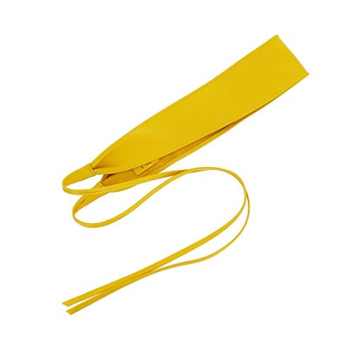 Image of FASHIONGEN - Woman Italian leather Obi belt, CASSIANE
