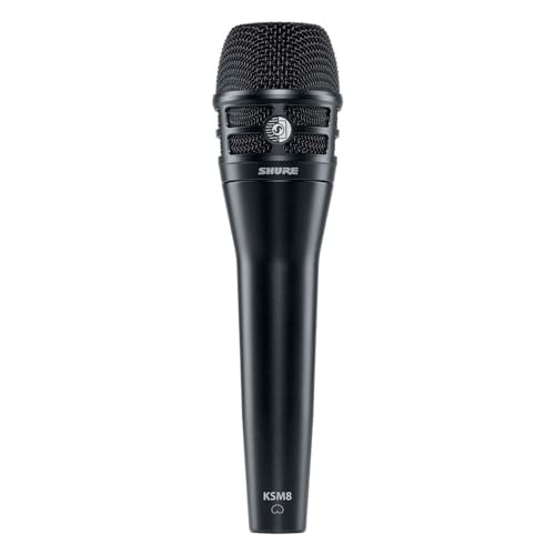 Shure ksm8 Negro dualdyne voz Micrófono con 2 Membranas, Dinámico