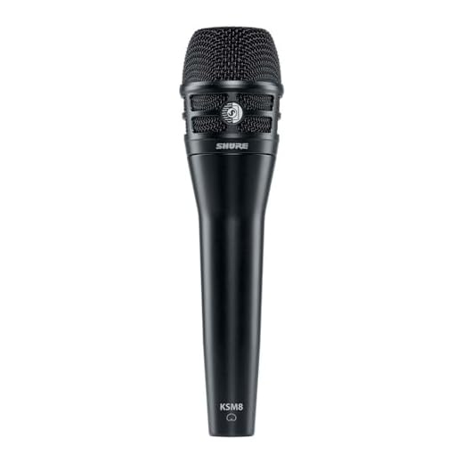 Shure ksm8 Negro dualdyne voz Micrófono con 2 Membranas, Dinámico