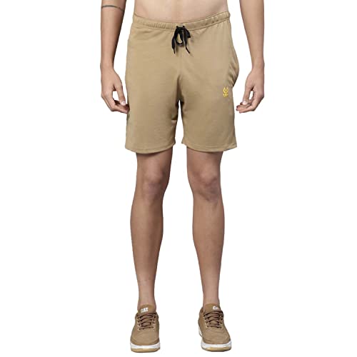 Image of Mack JONNEY Regular fit Cotton Shorts for Men (Pack of 3)-D11 BLK ANT MUD 03-S