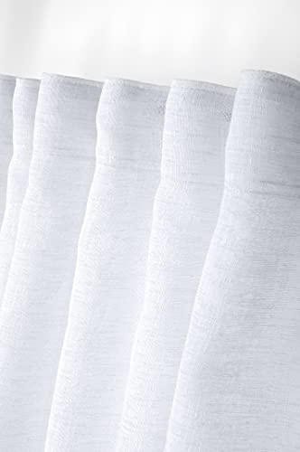 Velo blanco de 290x280 cm Lovely Casa Madrid para vestir ventanas amplias con elegancia 5