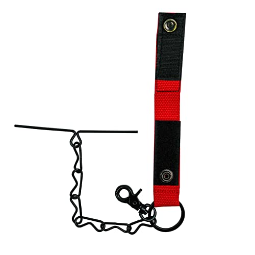 Image of MELOTOUGH 2 PCS Tape Thong for Tool Belt Waist Electricians Tape Strap Holder Chain with Keyring and trigger snap hook