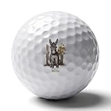 Cute Donkey Nice Ass Personalized Golf Balls Distance Practice Ball for Indoor Outdoor