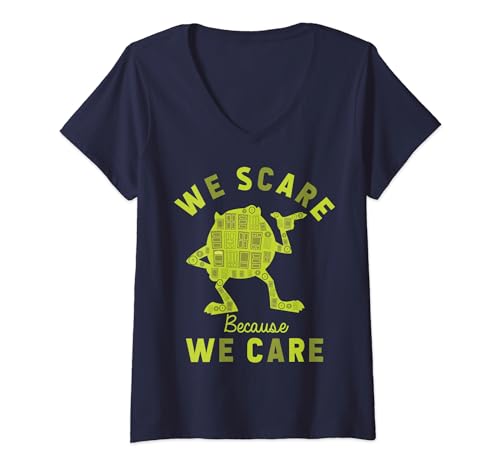 T-shirt Monsters University col V fini les hauts de contrefaçon rêches