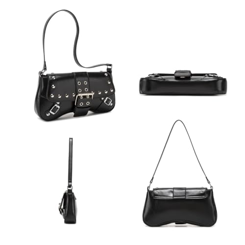 Image of Women's Shoulder Bag Y2K Purses 90s Studded Rivet Punk Handbag,Summer Purses