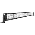 AUXTINGS 32 inch 180W Spot Flood Combo LED Light Bar Off-road Light Bar LED Fog Lights for Off road Truck Car ATV SUV,12V 24V Waterproof