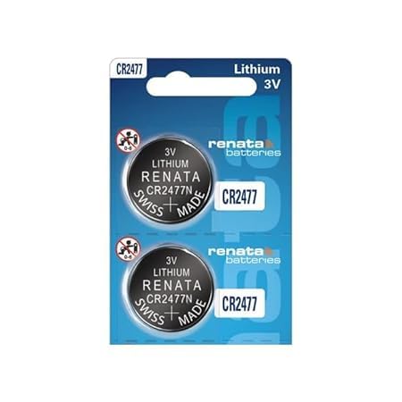 MICROUSB Compatible with Renata Original 100% Cell CR 2477 Lithium Coin Button CR2477 Battery 3V, Suitable for Car Sensors, Scales Wearables & Medical Devices Freshly Pack (Pack of 5)-picture-20